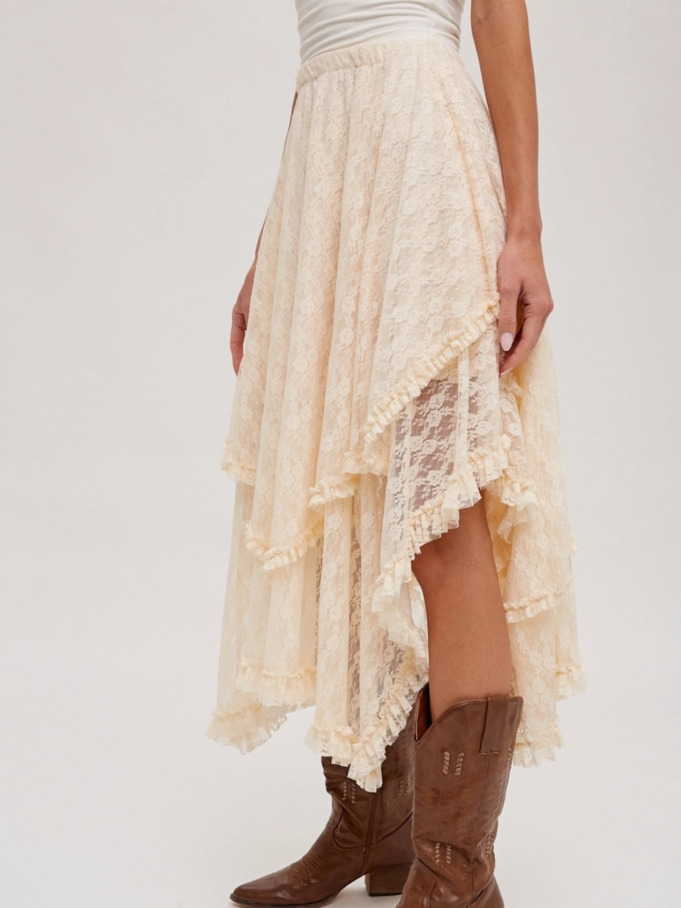 Lovely in Lace Midi Skirt