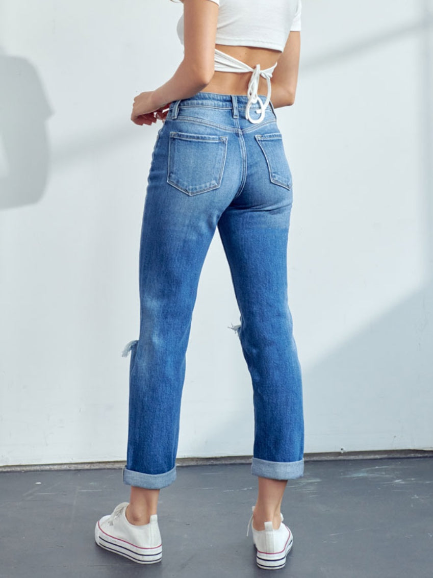Varen High Rise Straight Leg Jeans