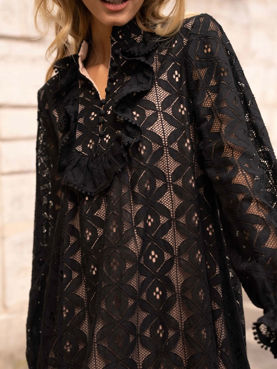 Eugenie Cotton Lace Dress