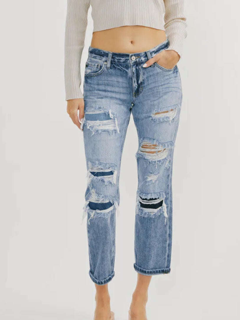 Nicola Boyfriend Jeans by Kancan