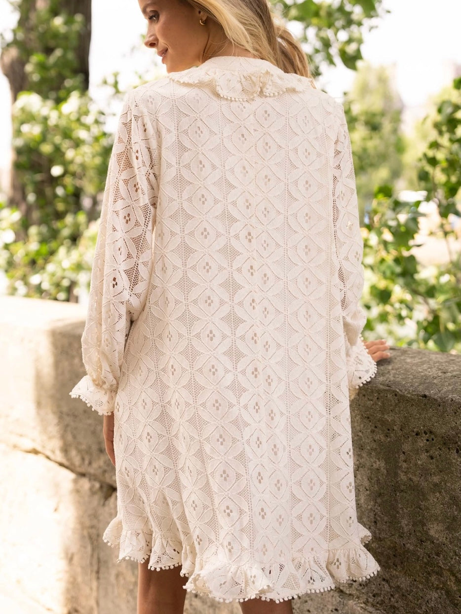 Eugenie Cotton Lace Dress