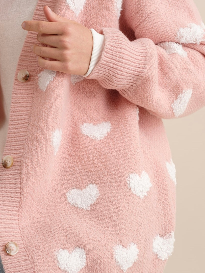 Heart All Over Cardigan