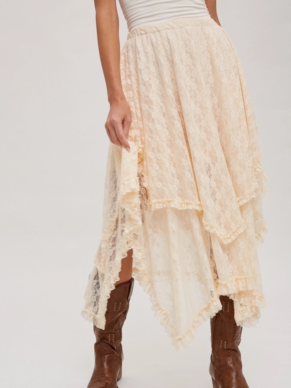 Lovely in Lace Midi Skirt