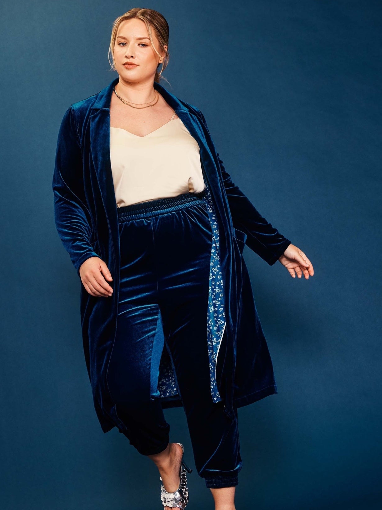 Royalty Velvet Duster Coat