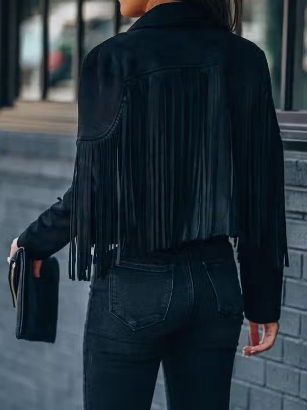 Get Fringed Boho Jacket