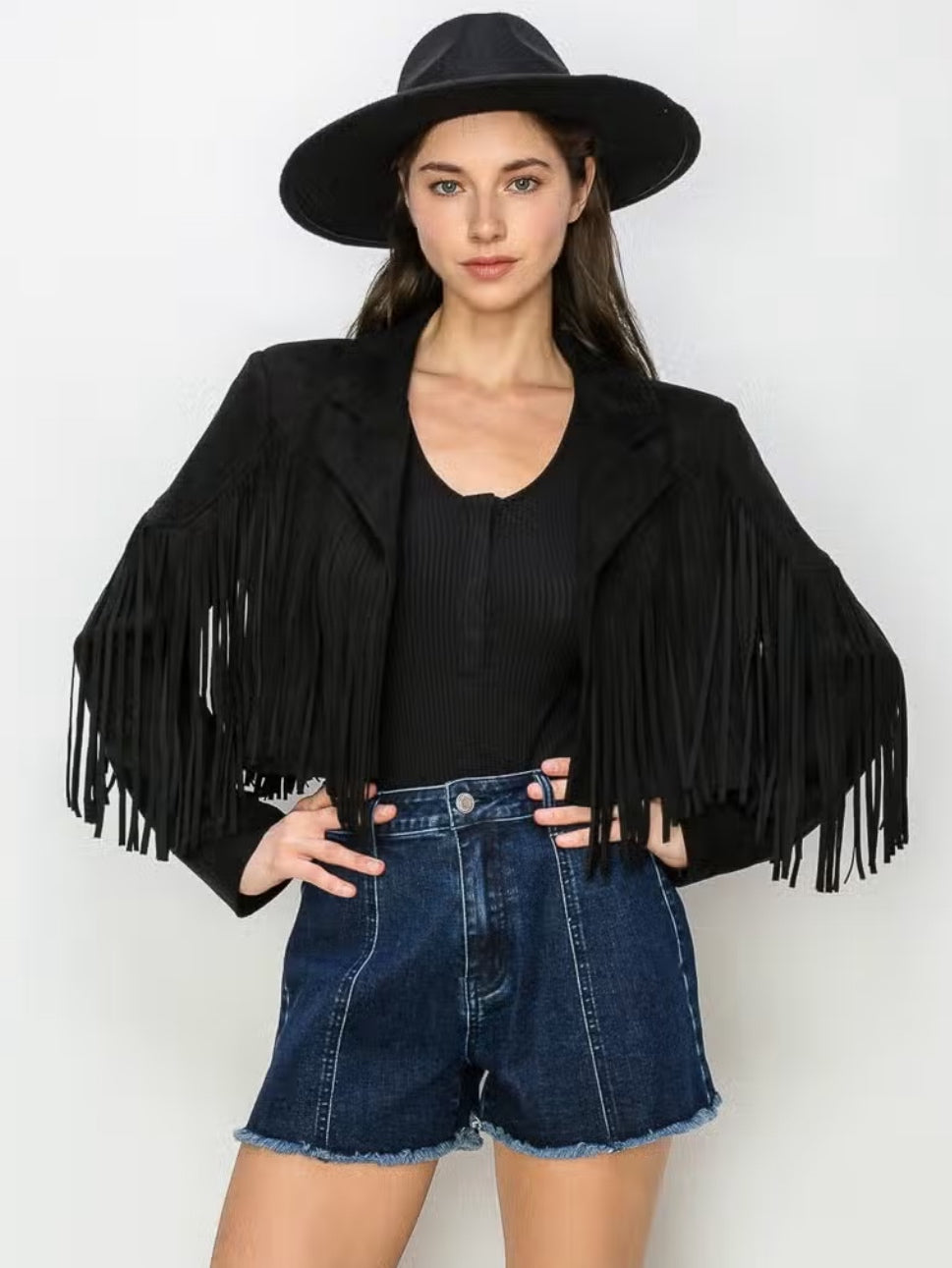 Get Fringed Boho Jacket