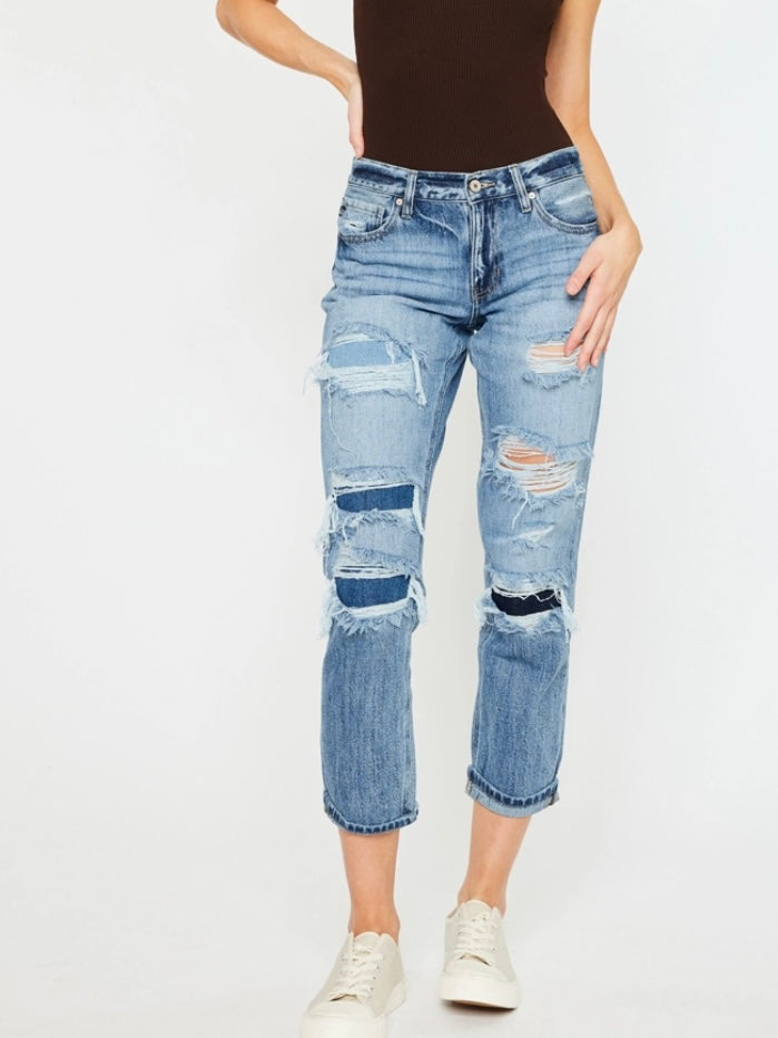 Nicola Boyfriend Jeans by Kancan