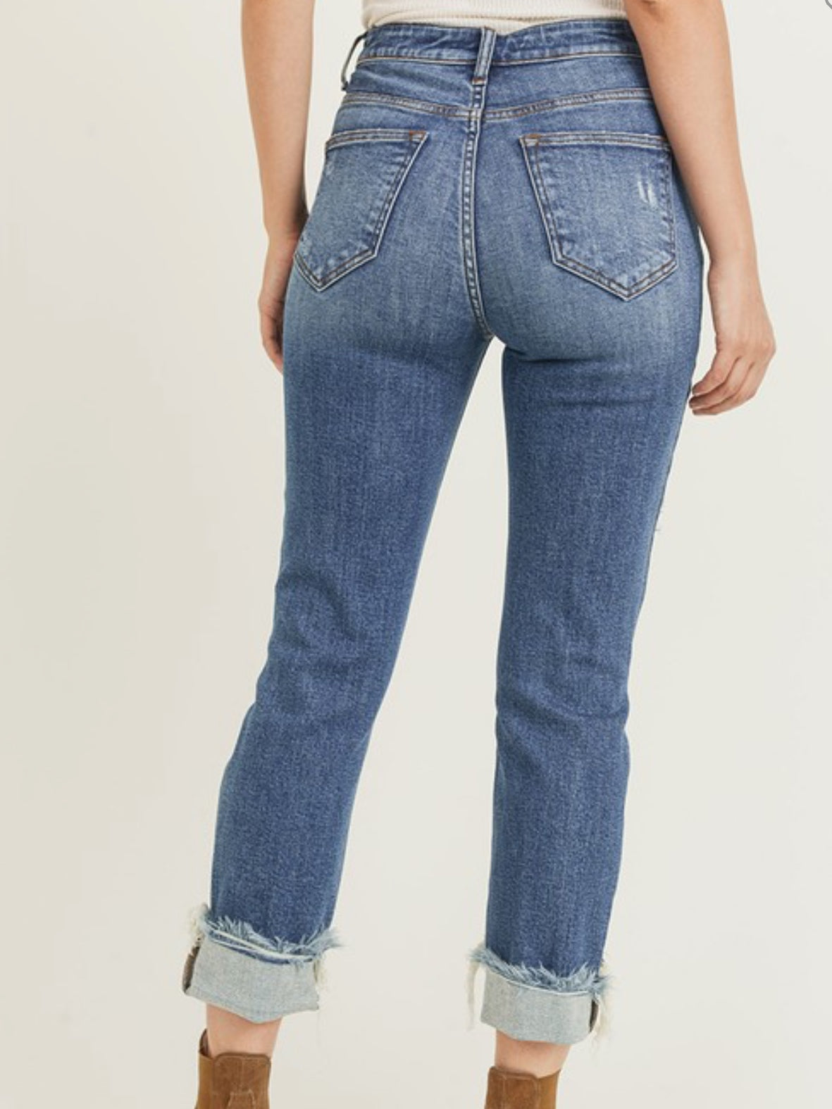 Turn It Up Distressed Jeans