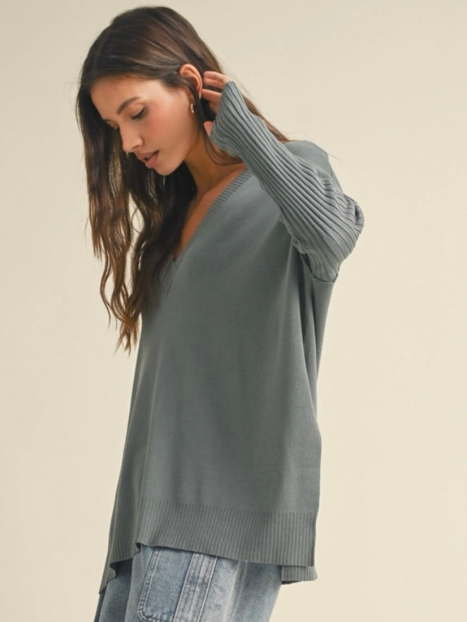 Sienna Deep V Sweater