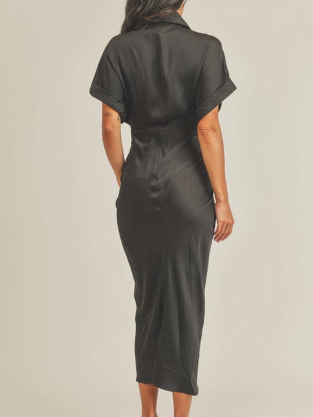 Tie Front Shirt Dress