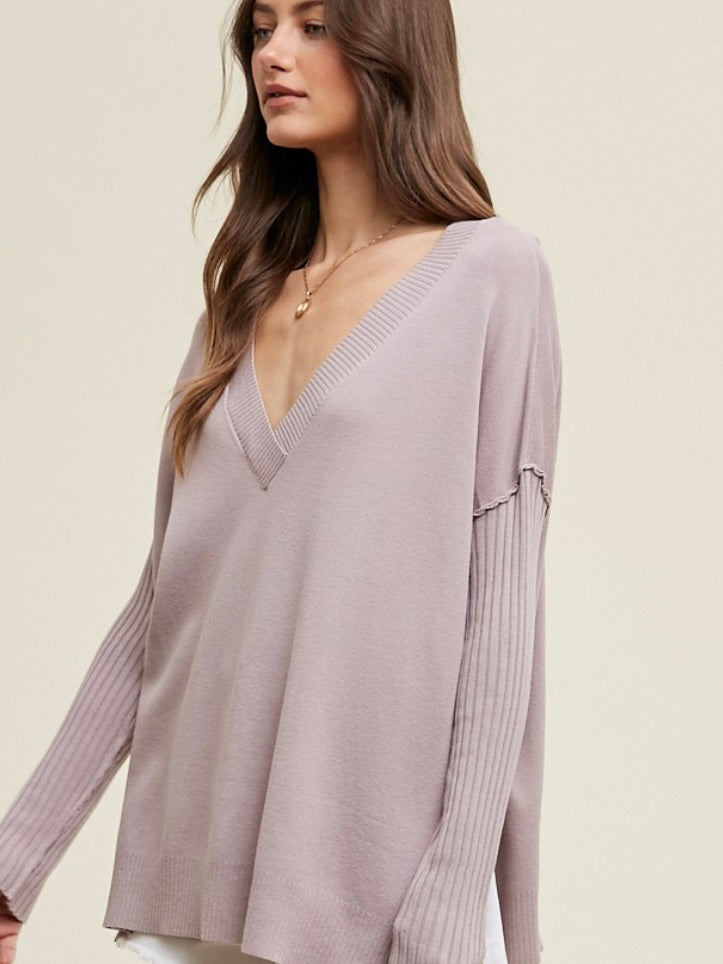 Sienna Deep V Sweater