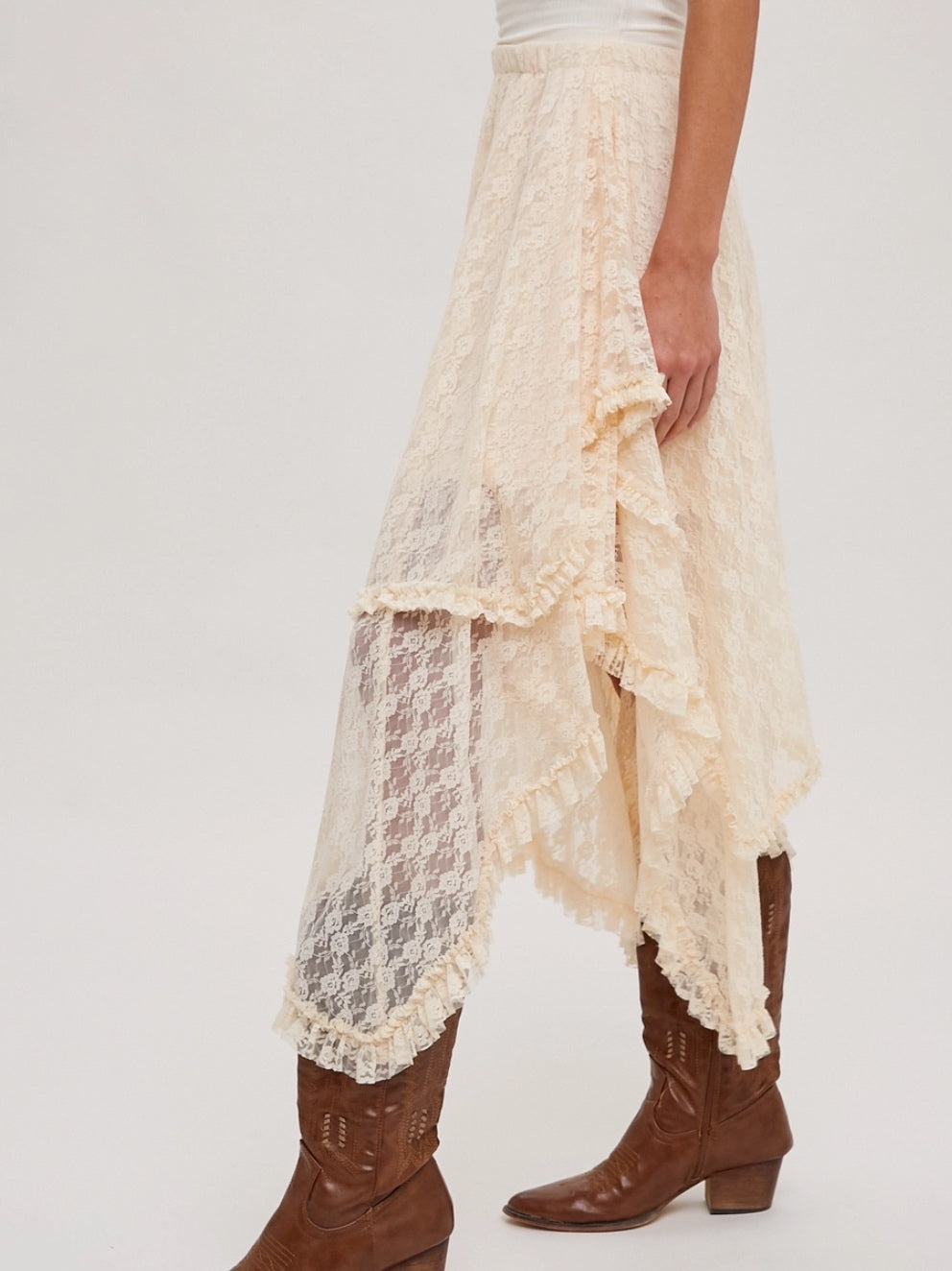 Lovely in Lace Midi Skirt