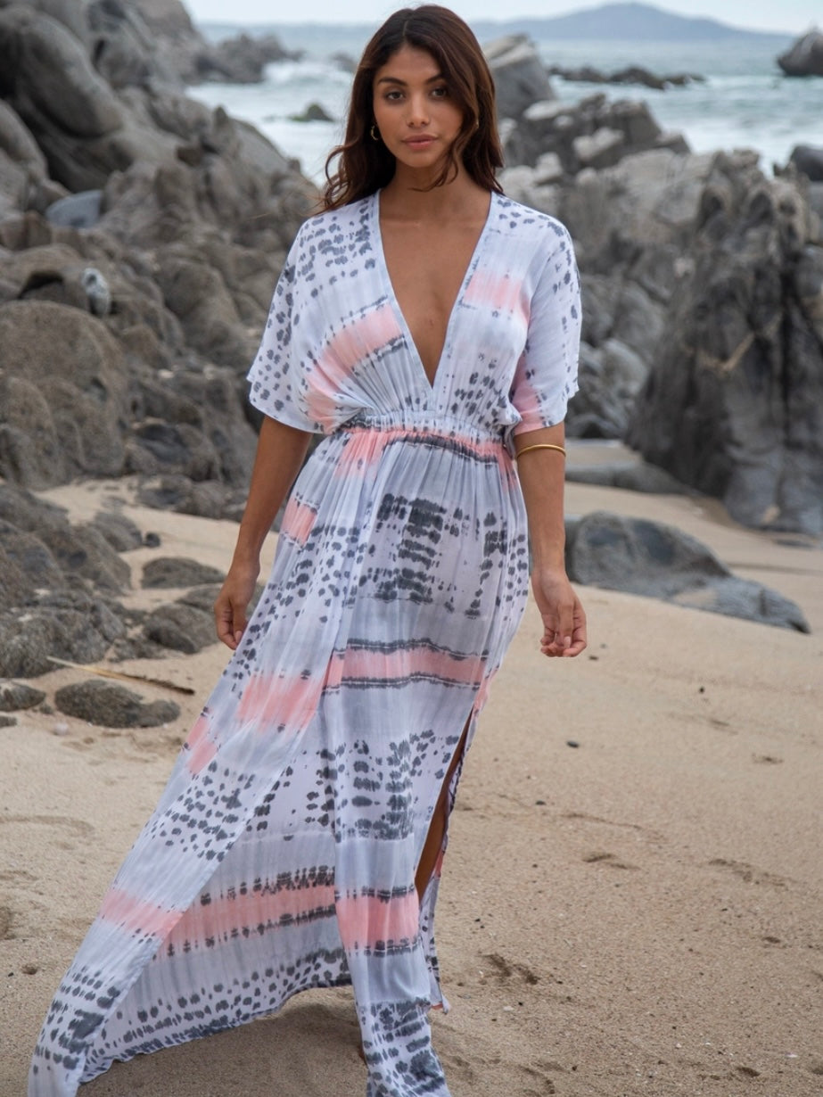 Amy Kimono Maxi Dress