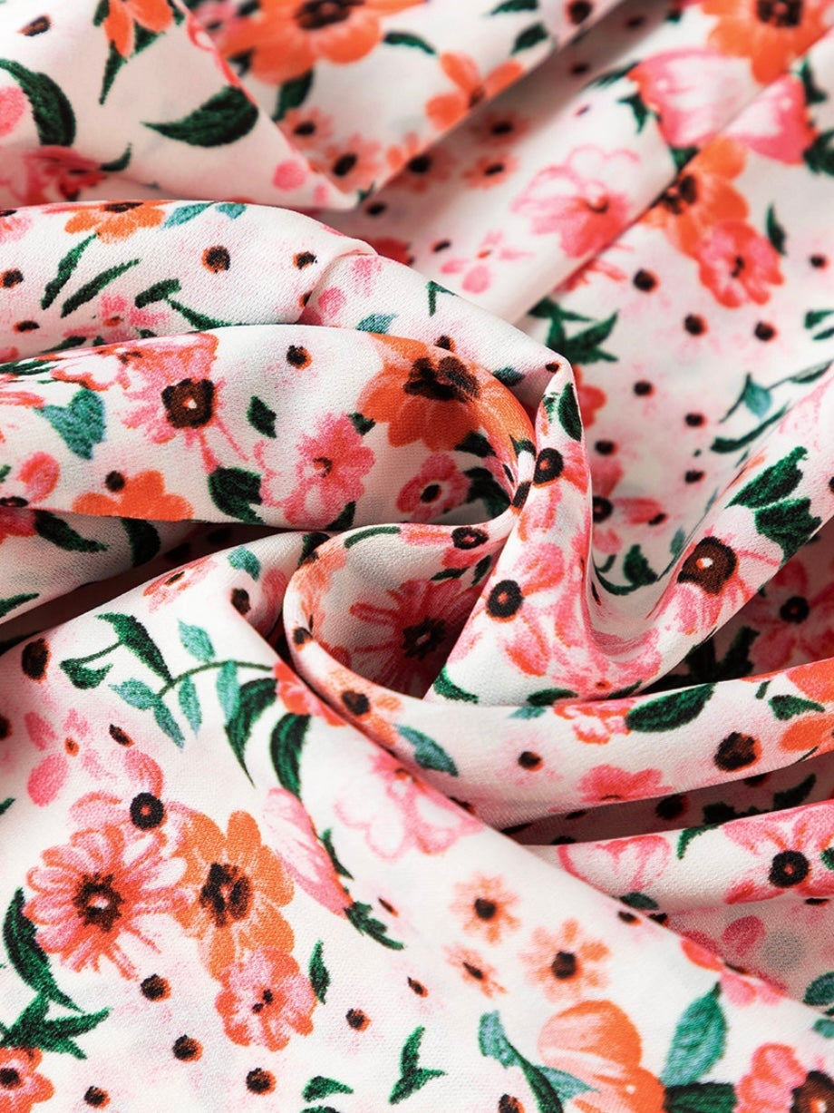 Red Daisy Boho Dress