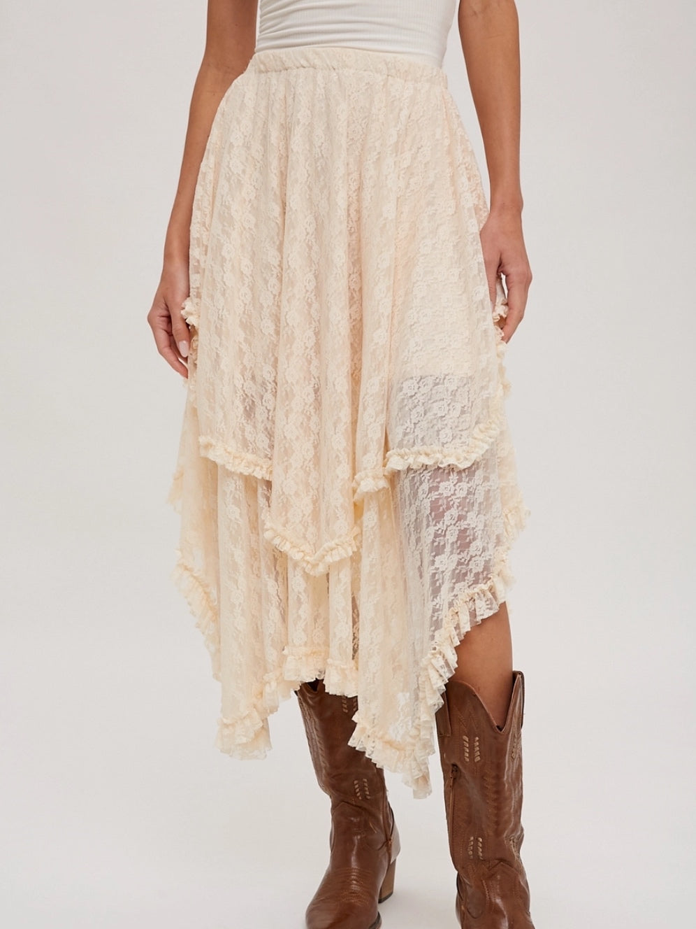 Lovely in Lace Midi Skirt