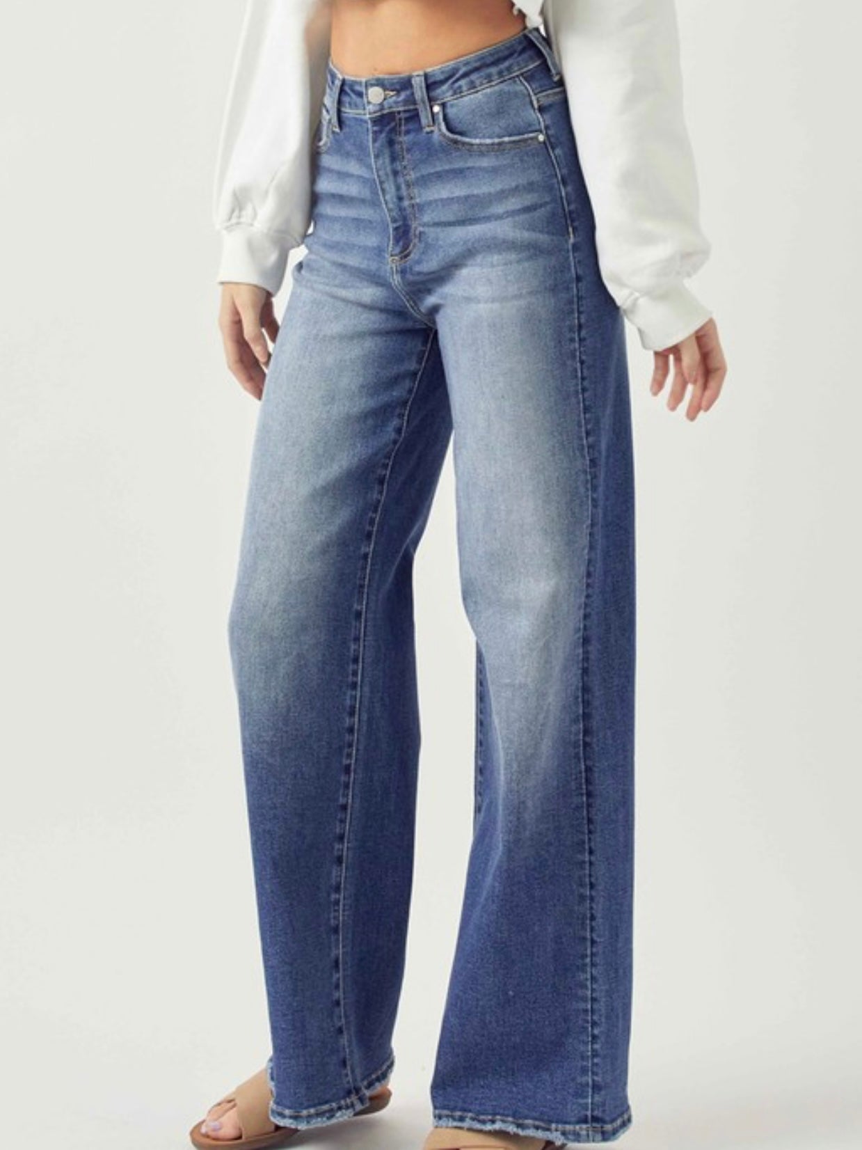 Coastal Breeze Wide Leg Jeans