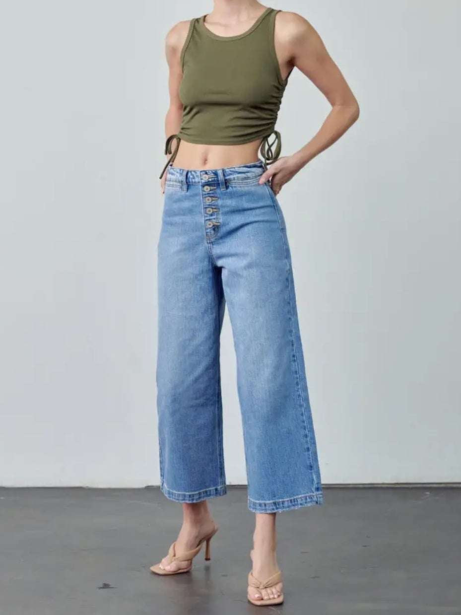 Kathleen Wide Leg Kancan Jeans