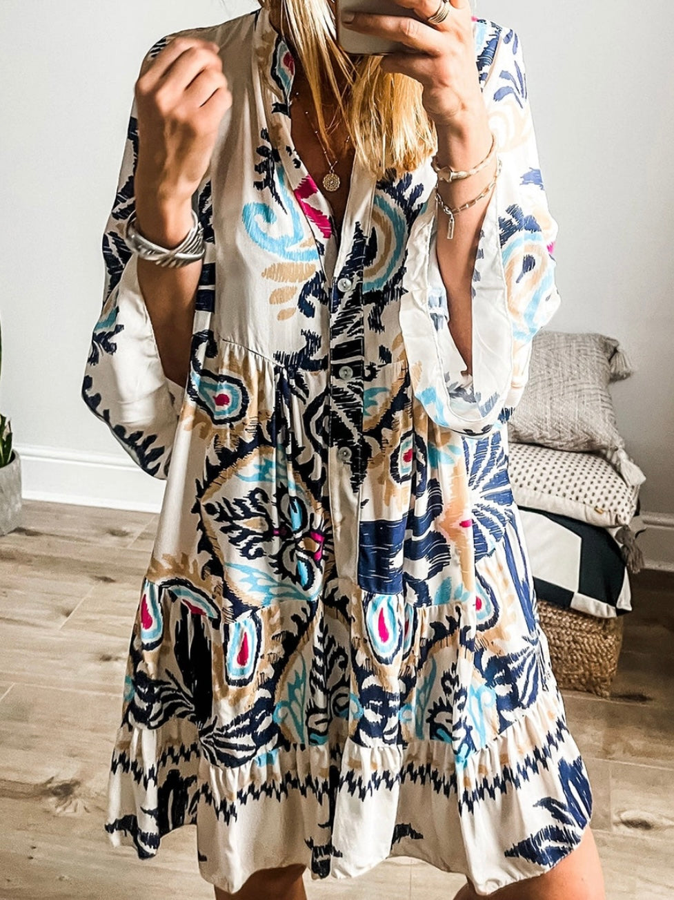 Boho Destination Tunic Dress
