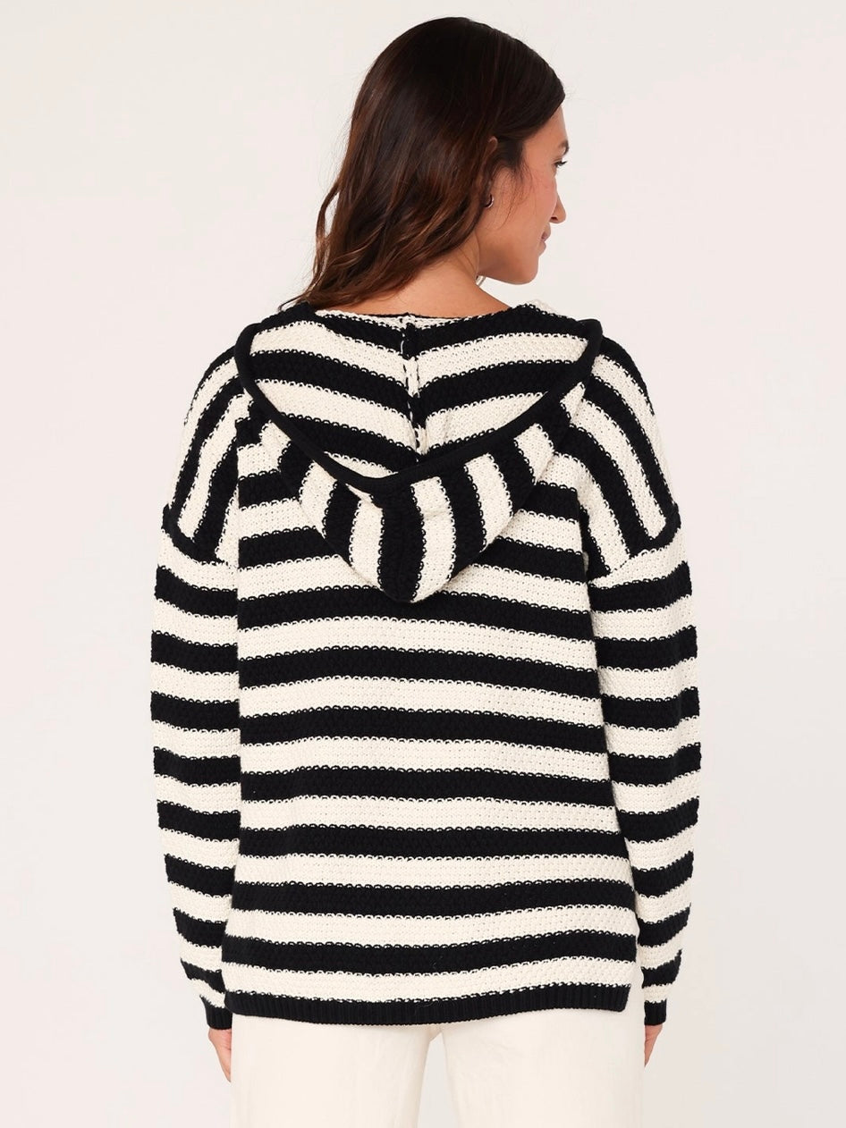 The Striped Knit Hoodie