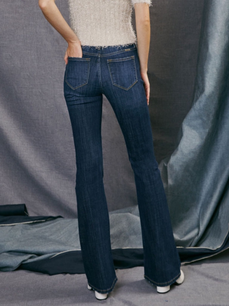 Celina Mid Rise Flare Jeans