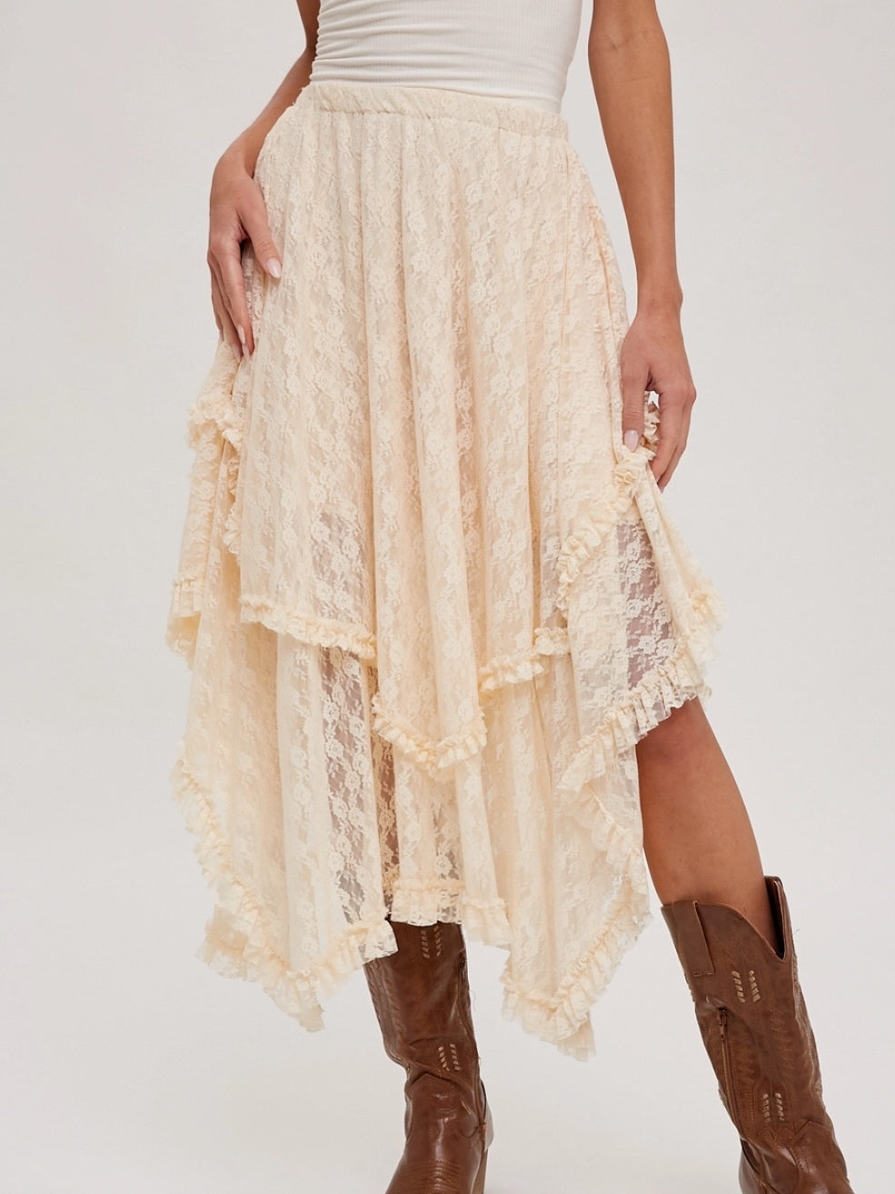 Lovely in Lace Midi Skirt