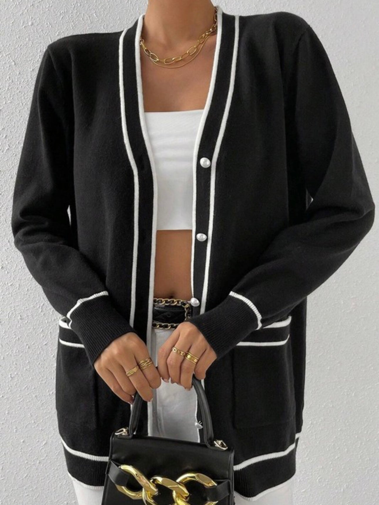 Mod Varsity Cardigan