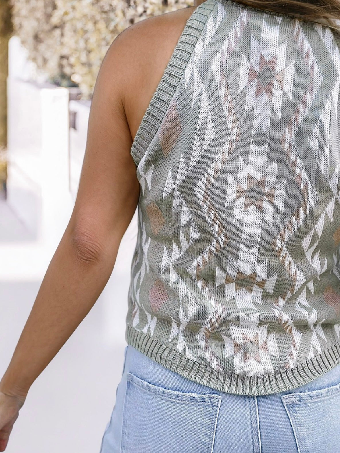 Sweater Vest Tank Top