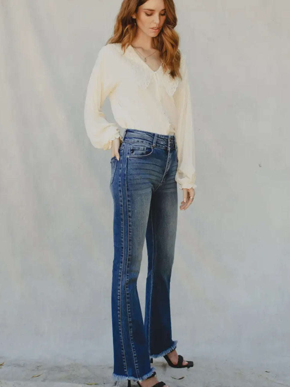 Genevieve High Rise Kancan Jeans