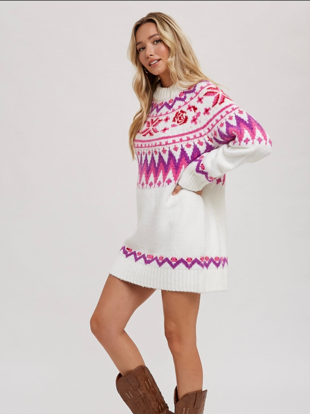 Ski Lodge Tunic Sweater
