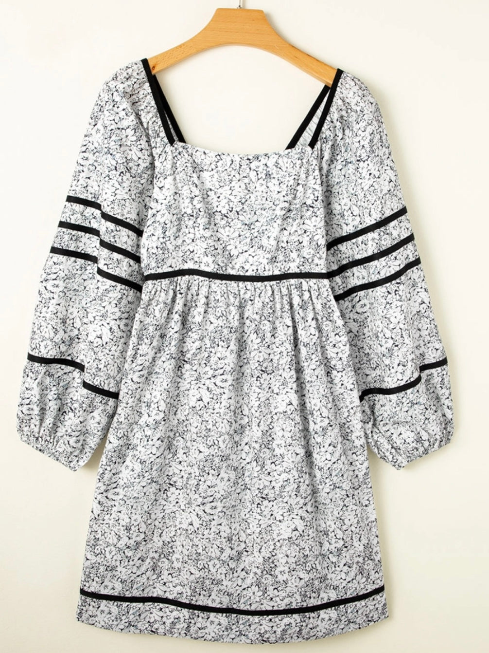 Midnight Bloom Open Back Dress