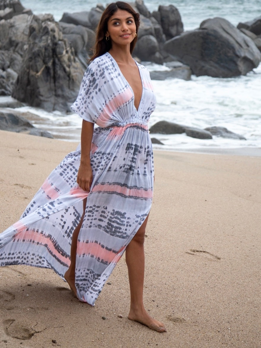 Amy Kimono Maxi Dress