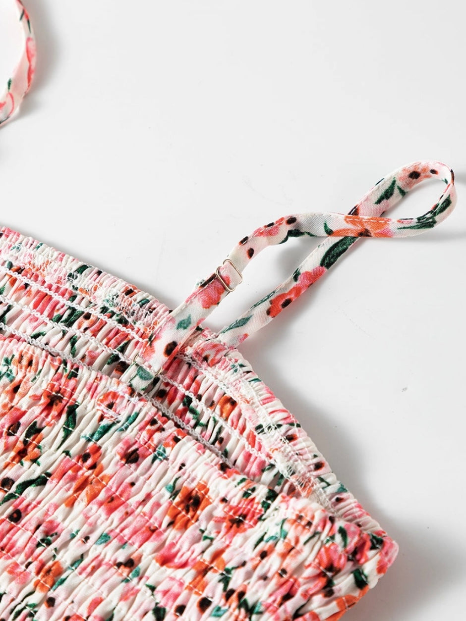 Red Daisy Boho Dress