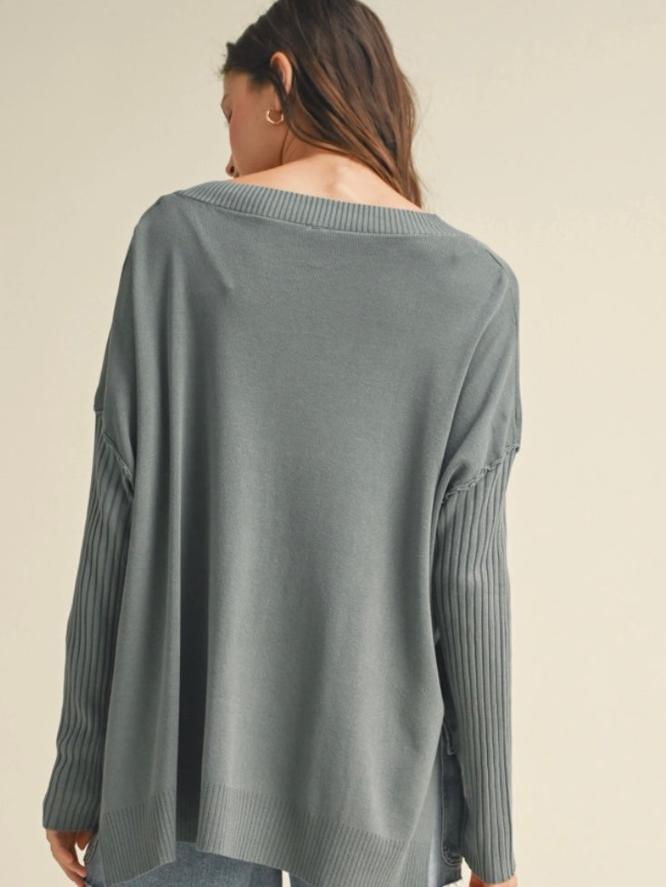 Sienna Deep V Sweater
