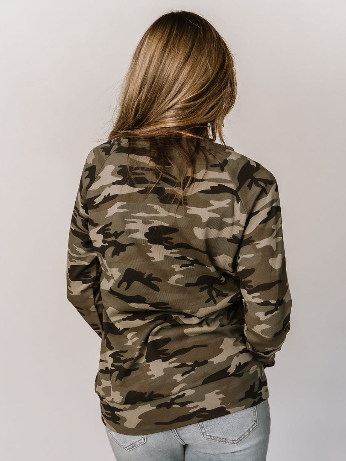 Camo View Sidezip Sweatshirt