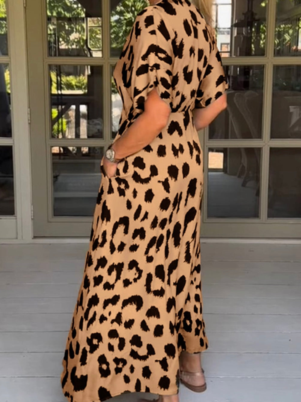 Lucille Leopard Dress